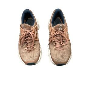 On Cloud Running Sneakers Womens 6.5 Cloudswift Pink Rose Lace Up Helion